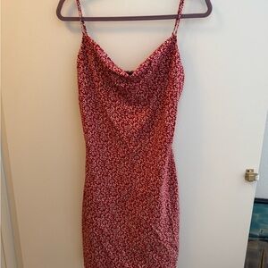 Have Red Floral Mini Dress